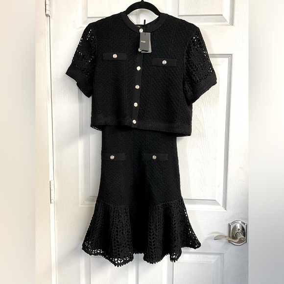 Rochelly Crochet Dress & Cardigan